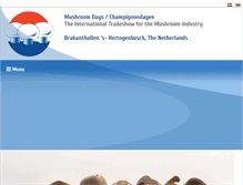 Tablet Screenshot of champignondagen.nl